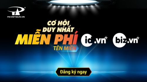 [PA Việt Nam] Sở hữu miễn phí tên miền ID.VN | .BIZ.VN